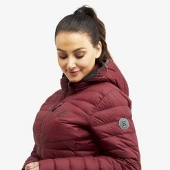 Helium Down Jacket Women Bison Red -RevolutionRace Store 097460fb d323 44ff 9c30 832f4e02fe40