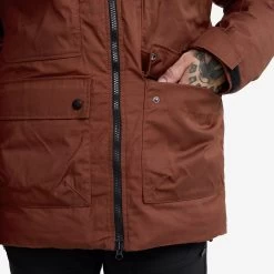 Outdoor Parka Men Smoked Paprika -RevolutionRace Store 0b4023f6 a8e6 46fe a037 2f7680001a7d
