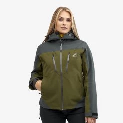 Silence Proshell Jacket Women Dark Olive 2.0