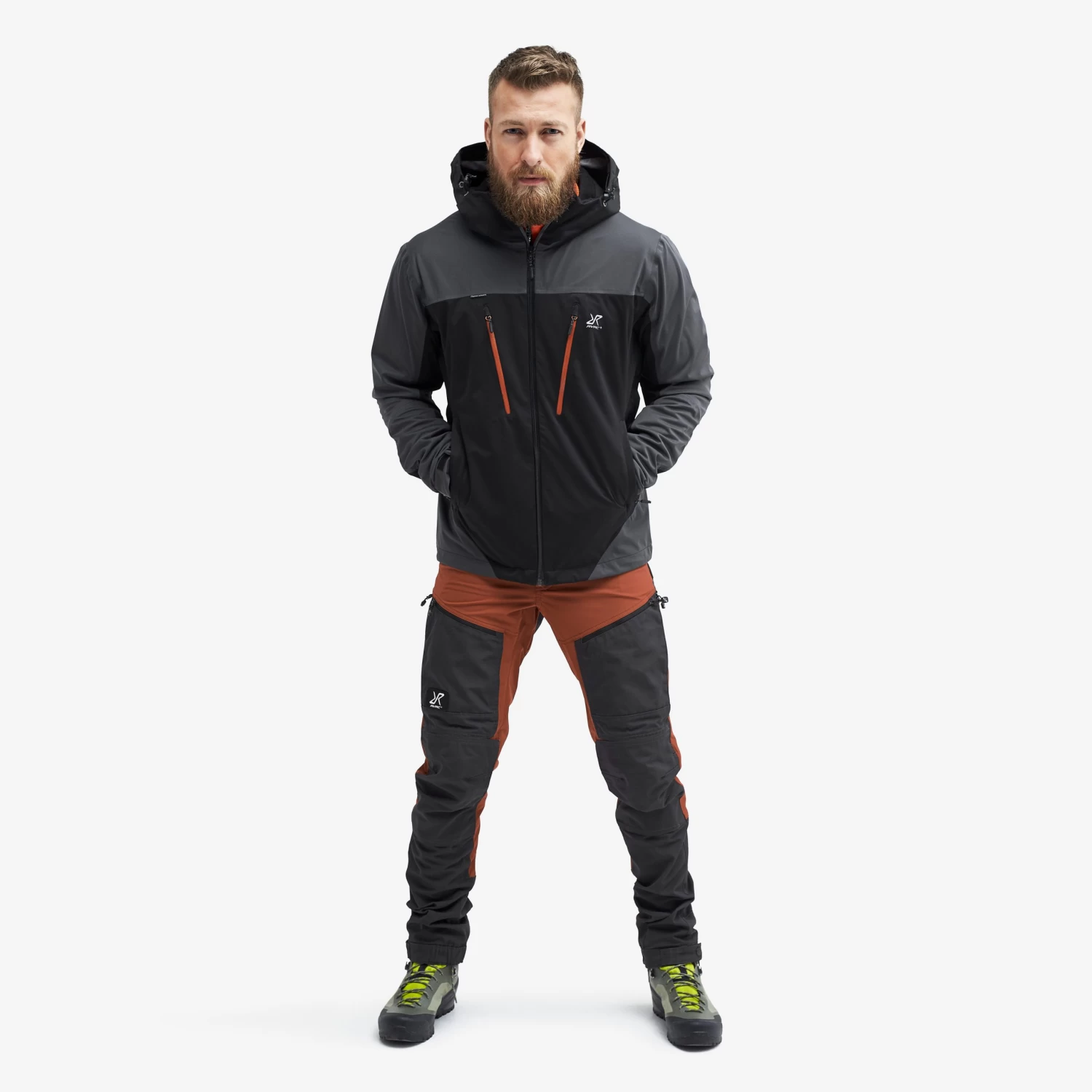 Silence Proshell Jacket Men Black/Rusty 2 Silence Proshell Jacket Men Black/Rusty - Image 2