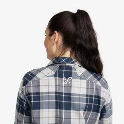 Flannel Shirt Women Moonlit Ocean/Blueberry -RevolutionRace Store 0c1e2aea 539b 4910 8928 5f69d5ca3671