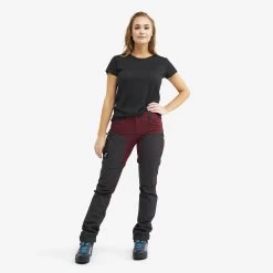 RVRC GP Pro Zip-off Trousers Women Bison Red -RevolutionRace Store 104952ea 1ba5 46d8 8d0e a77a04fe2138