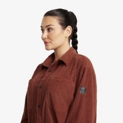 Cord Shirt Women Smoked Paprika -RevolutionRace Store 13550942 38b1 48de 9e2d a79b42e30c43