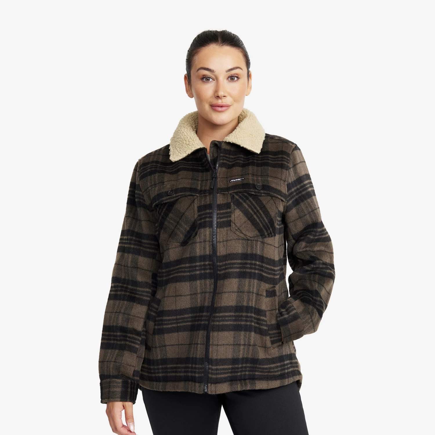 Lumber Jacket Women Mud/Black 1 Lumber Jacket Women Mud/Black