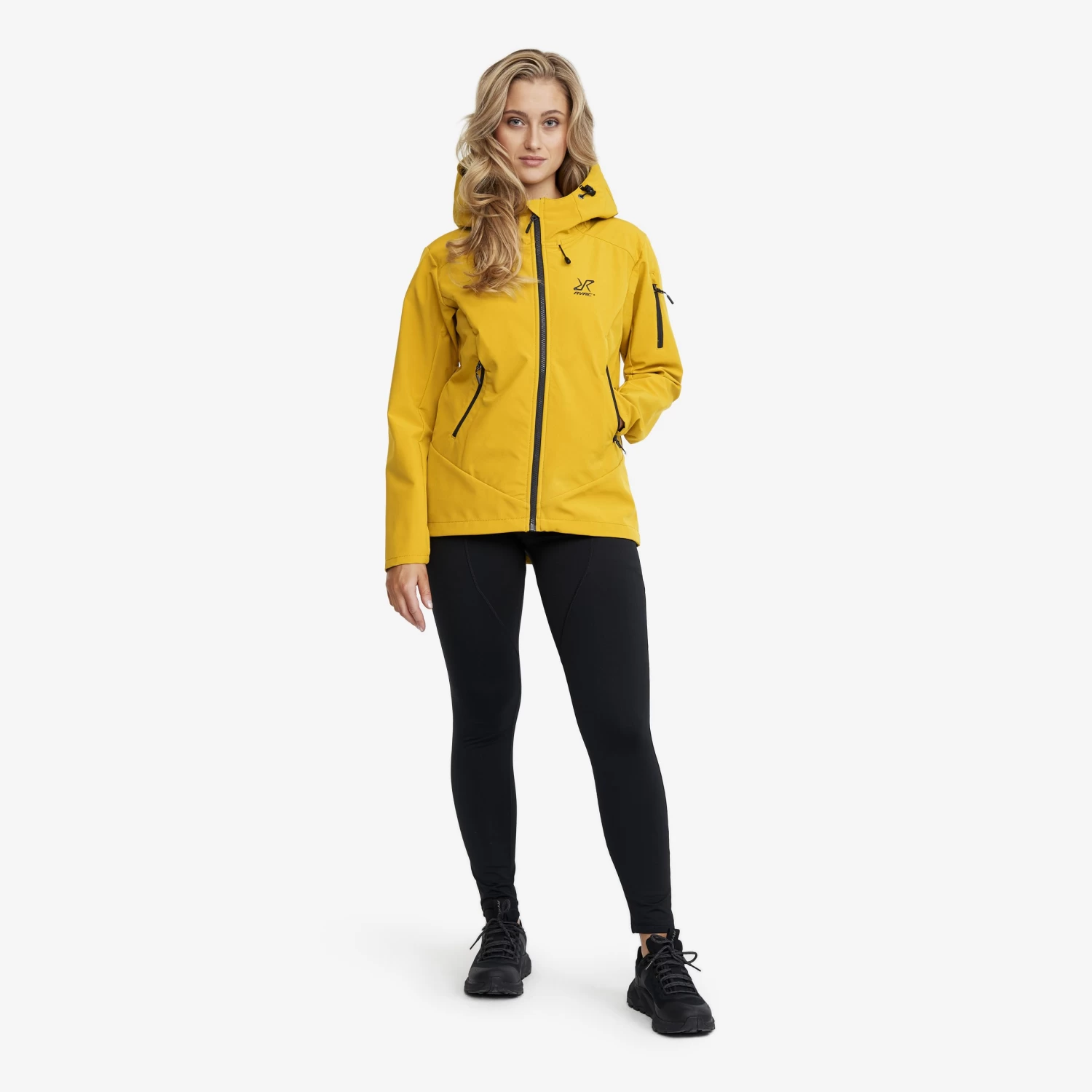 Reckon Softshell Jacket Women Lemon Curry 2 Reckon Softshell Jacket Women Lemon Curry - Image 2