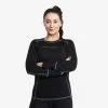 Outright Merino Top Women Black