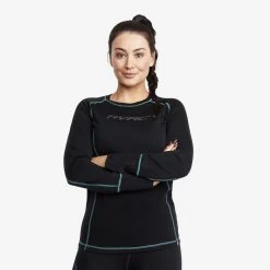 Outright Merino Top Women Black