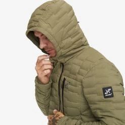 Flex Down Jacket Men Burnt Olive -RevolutionRace Store 19dabd39 3e95 4187 863e 5beb6fdd2d10