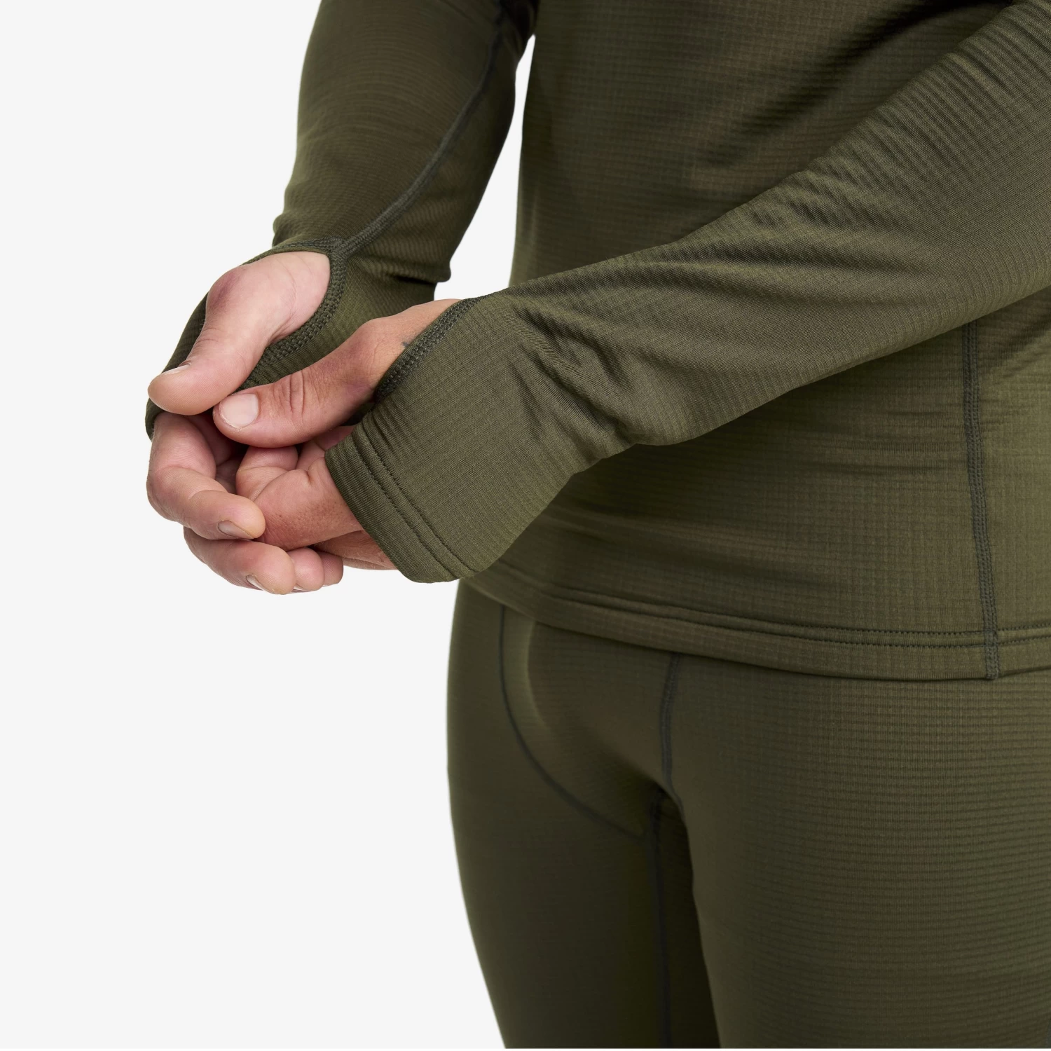 Waffle 1/2 Zip Baselayer Top Men Grape Leaf 5 Waffle 1/2 Zip Baselayer Top Men Grape Leaf - Image 5