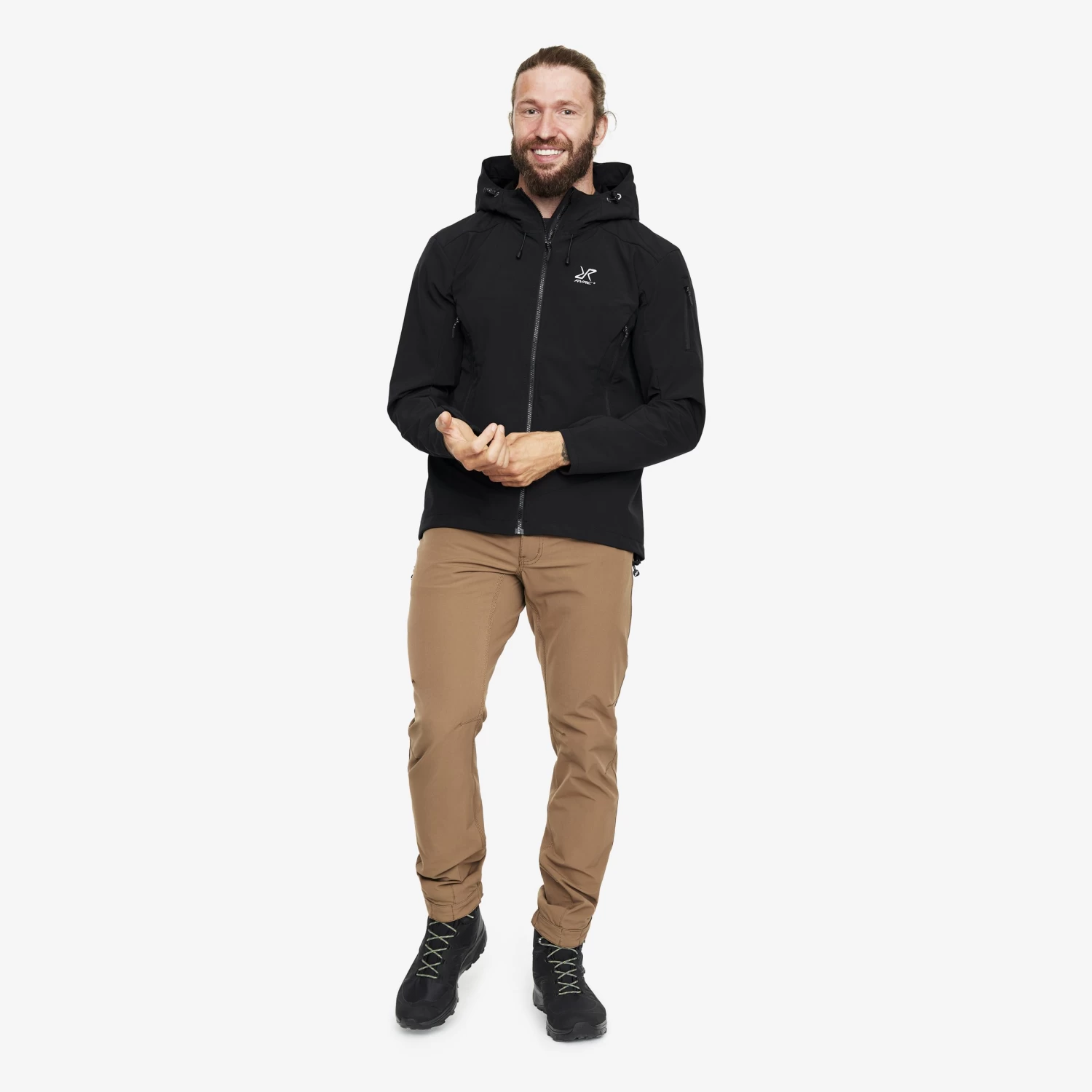 Reckon Softshell Jacket Men Black 2 Reckon Softshell Jacket Men Black - Image 2