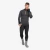 Hiball Waffle Base Layer Set Men Anthracite/Radiant Yellow