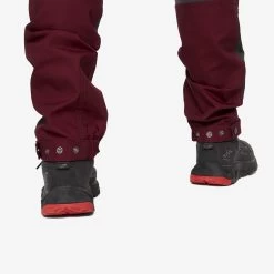 Nordwand Highwaist Stretch Trousers Women Burgundy -RevolutionRace Store 239199af d820 44bb ae29 db8f8b417af5