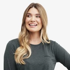 Vagabond Long Sleeve Tee Women Anthracite Melange -RevolutionRace Store 2975c5a6 bb46 4aa1 87fb 72927f230096
