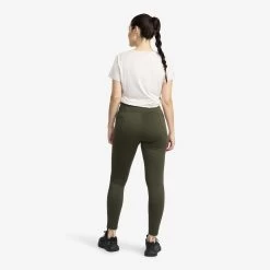 Alaska Fleece Lined Leggings Women Forest Night -RevolutionRace Store 2b6a1d70 23f2 4c29 bcf2 239be3befdcc