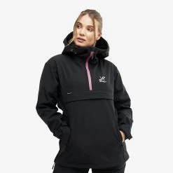 Hiball Anorak Women Black/Pink