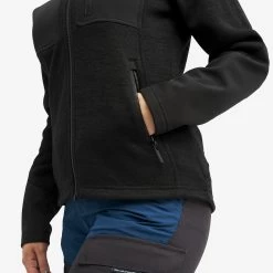 Wander Pro Wool Hoodie Women Charcoal Black -RevolutionRace Store 3743d0bc e684 476e b712 2d12d2646033
