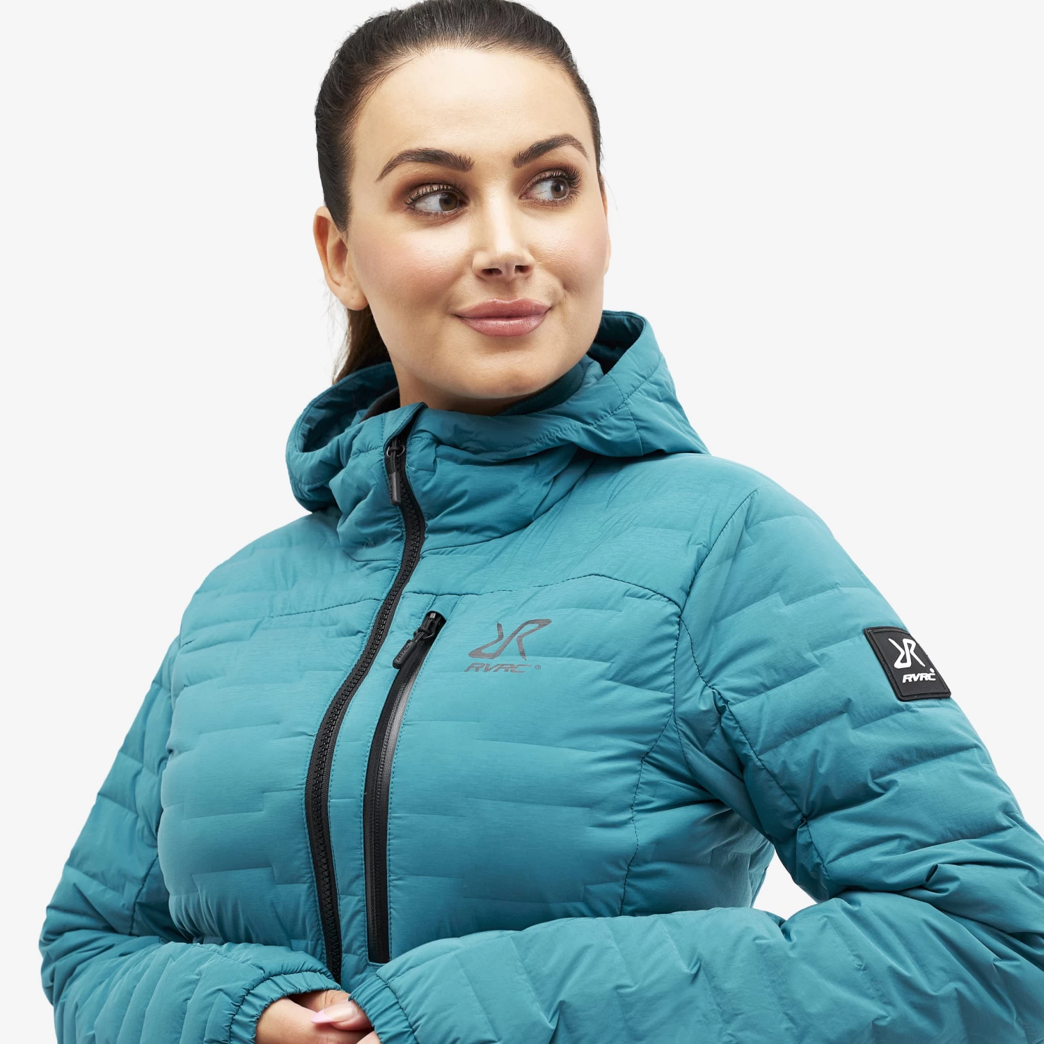 Flex Down Jacket Women Ocean Depth 4 Flex Down Jacket Women Ocean Depth - Image 4