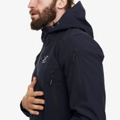 Reckon Softshell Jacket Men Peacemaker Blue -RevolutionRace Store 3dac3b87 b060 4408 95a8 b258b3728984