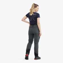 Silence T-zip Trousers Women Iron Grey/Rose -RevolutionRace Store 41d342c3 6486 4057 a138 e79831a2b1a1
