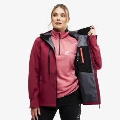 Whisper Jacket Women Tibetian Red -RevolutionRace Store 46b82f5e df0f 4bbc 9e6a 7289b995e80a