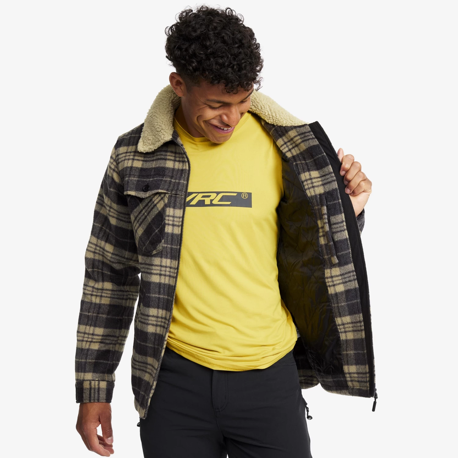 Lumber Jacket Men Anthracite/Coriander 6 Lumber Jacket Men Anthracite/Coriander - Image 6