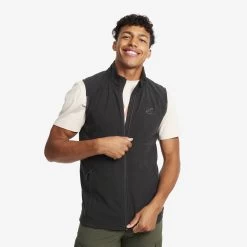 Essential Fleece Vest Men Black