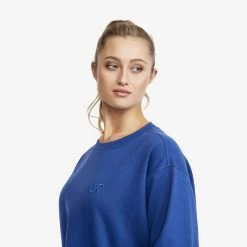 Lounge Sweater Women True Blue -RevolutionRace Store 4b2be00a 7643 4dda a6c7 620c4e5f5437