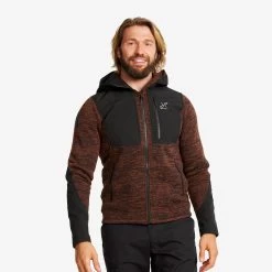 Wander Pro Wool Hoodie Men Smoked Paprika