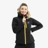 Hiball Jacket Women Black/Yellow