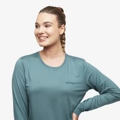 Vagabond Long Sleeve Tee Women Ocean Teal -RevolutionRace Store 561e7383 238a 406a 933c 80ec2ed7ad92