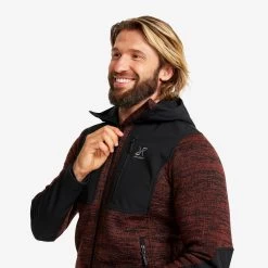 Wander Pro Wool Hoodie Men Smoked Paprika -RevolutionRace Store 5f1fd090 d9fb 4f23 93e6 f2ed7d46bda9