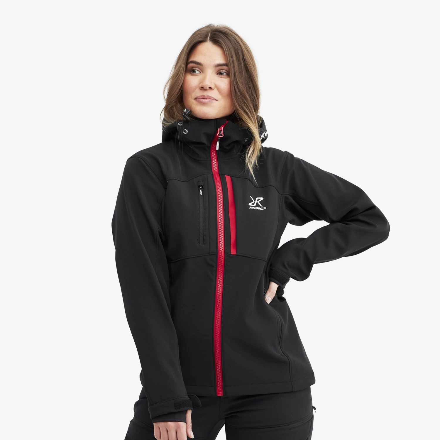 Hiball Jacket Women Black/Red 1 Hiball Jacket Women Black/Red