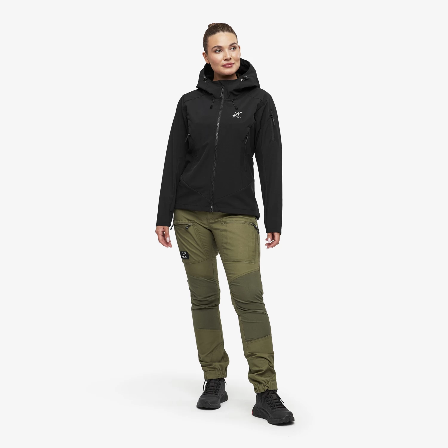 Reckon Softshell Jacket Women Black 2 Reckon Softshell Jacket Women Black - Image 2