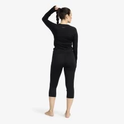 Mount Merino 3/4 Trousers Women Black 6 Mount Merino 3/4 Trousers Women Black -RevolutionRace Store 6237164e 3b64 489e ae35 acbaf533f134