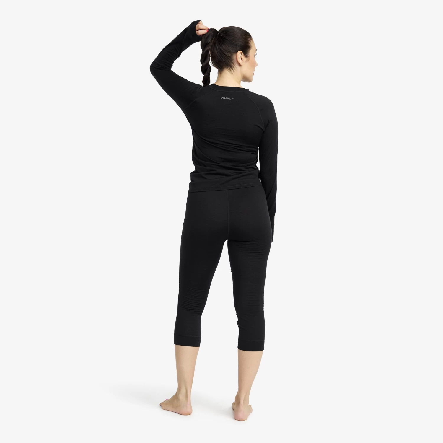 Mount Merino 3/4 Trousers Women Black 3 Mount Merino 3/4 Trousers Women Black - Image 3