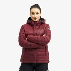 Helium Down Jacket Women Bison Red