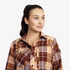 Flannel Shirt Women Toasted Nut 9 Flannel Shirt Women Toasted Nut -RevolutionRace Store 6e90d92c 0840 4591 8c84 db0031230303