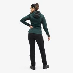 Fusion Hoodie Women Deep Teal -RevolutionRace Store 6fde1950 f44e 49f9 a4fd 518302215540