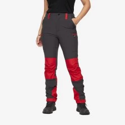 Nordwand Highwaist Stretch Trousers Women Mars Red