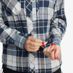 Flannel Shirt Women Moonlit Ocean/Blueberry -RevolutionRace Store 731e1f4f bc27 4f1f a6ca 315aa94fcbdf