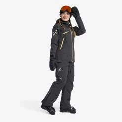 Atlas 3L Ski Bib Trousers Women Anthracite -RevolutionRace Store 75fd58d0 5241 422a 85ca a8da7b9798d1