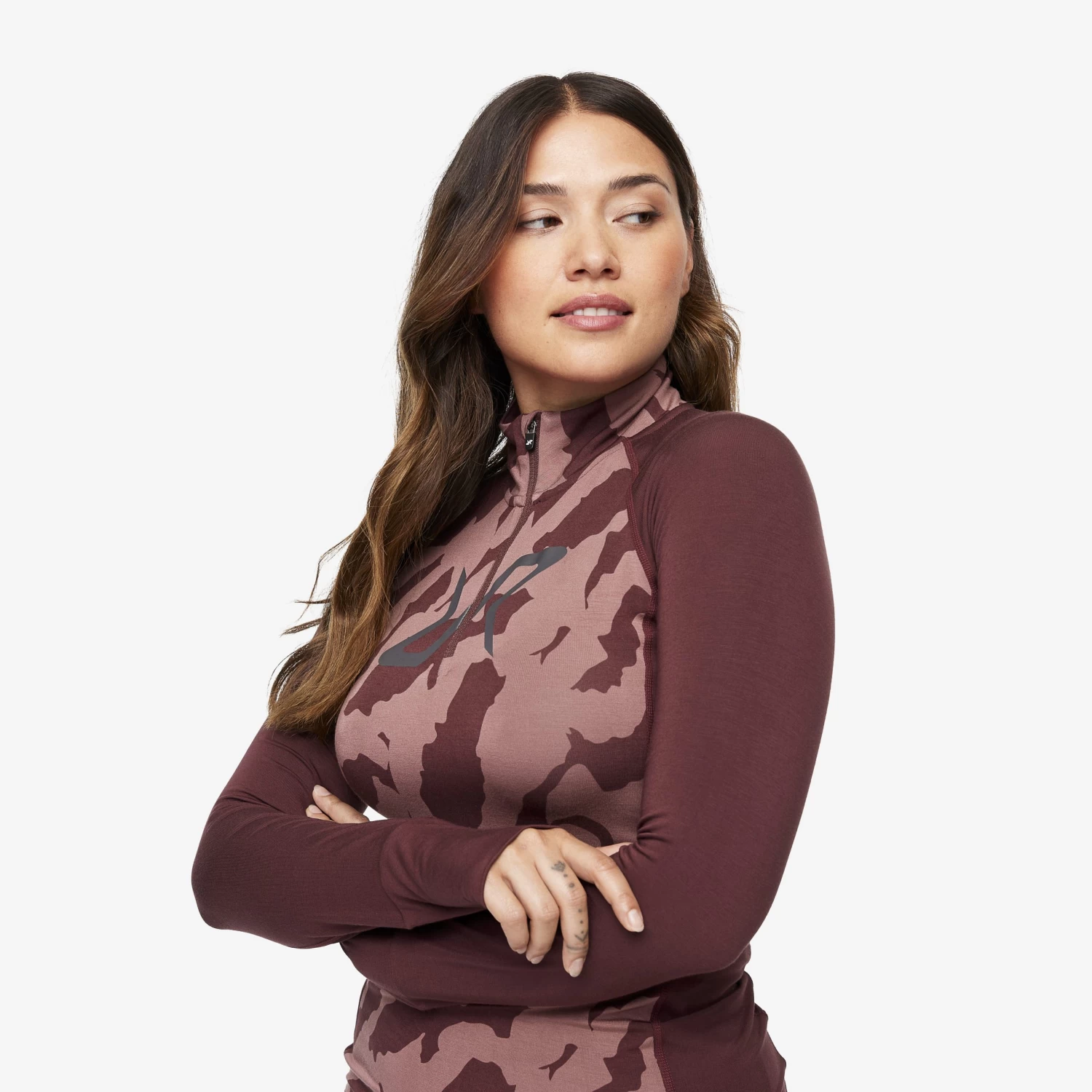 Bambooskin Base Layer Set Women Dark Vintage Rose 3 Bambooskin Base Layer Set Women Dark Vintage Rose - Image 3