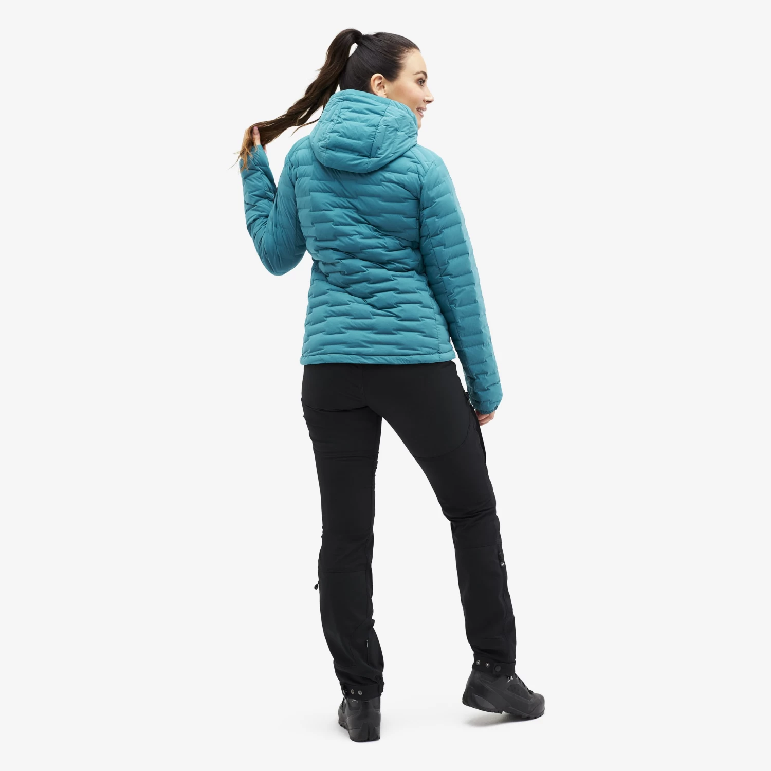 Flex Down Jacket Women Ocean Depth 3 Flex Down Jacket Women Ocean Depth - Image 3