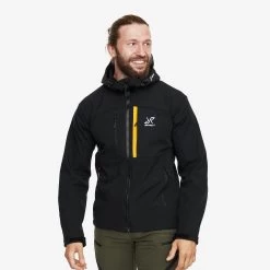 Hiball Jacket Men Black/Radiant Yellow
