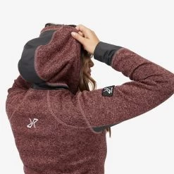 Fusion Hoodie Women Dark Vintage Rose -RevolutionRace Store 8489756f 888d 4d28 9d17 1aca3bc6c521
