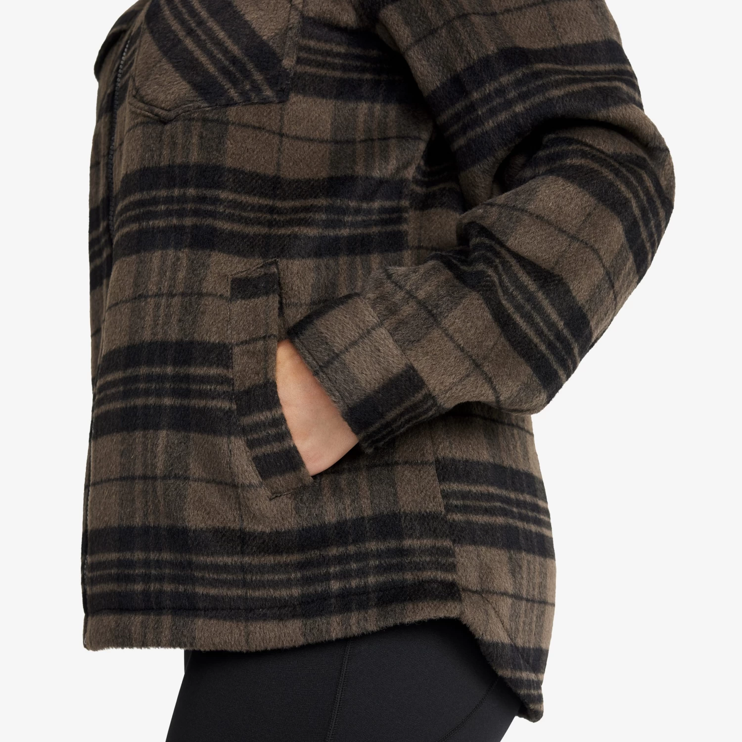 Lumber Jacket Women Mud/Black 5 Lumber Jacket Women Mud/Black - Image 5