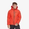 Flex Down Jacket Men Mandarin Red