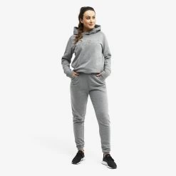 Chill Highwaist Trousers Women Grey Melange -RevolutionRace Store 8be6cdeb 7e90 42d6 a05e 9ab9f8dfa970