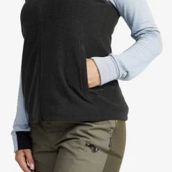 Essential Fleece Vest Women Black -RevolutionRace Store 8faaac3b 7669 44bc 9f8e d06d71fe2e3a