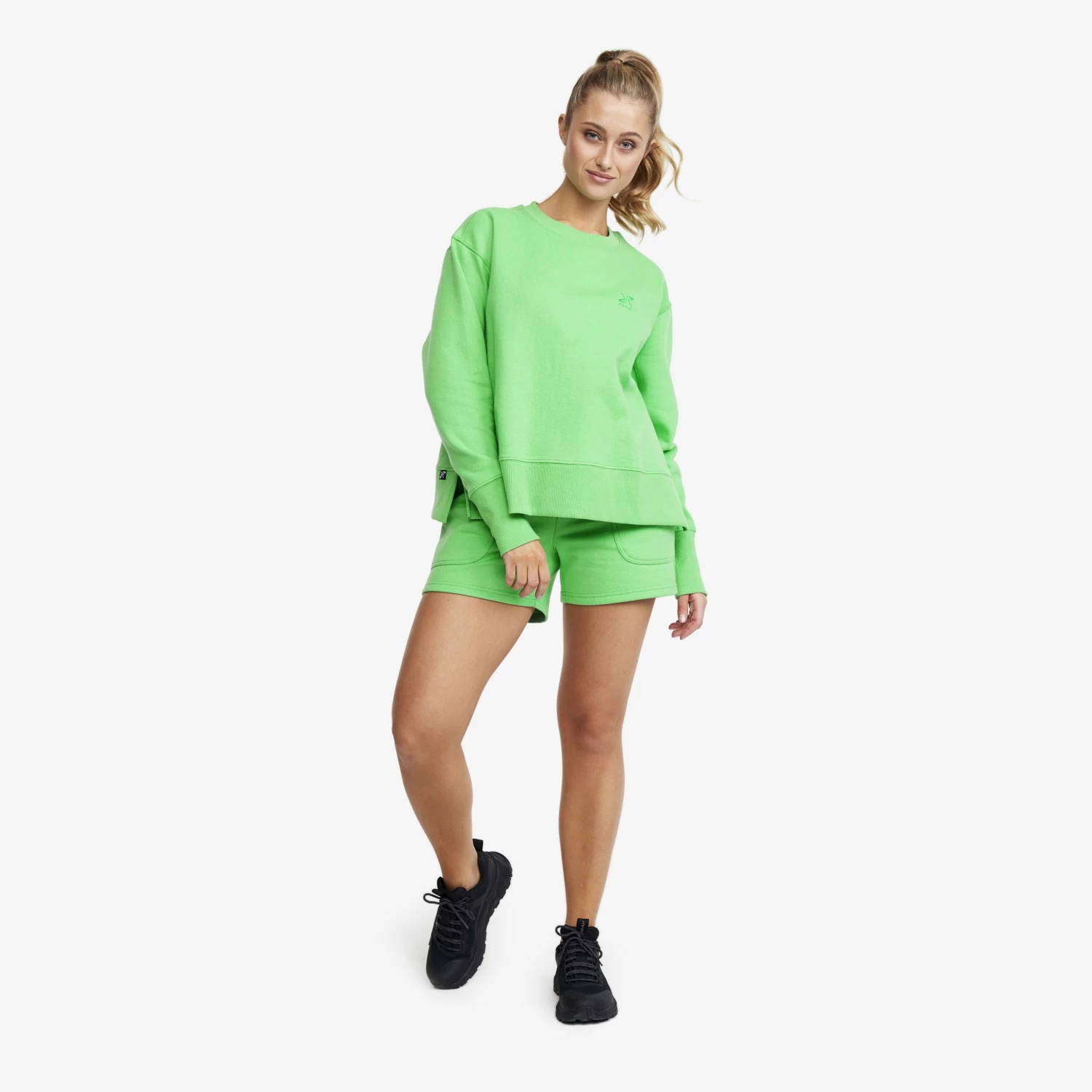 Lounge Sweater Women Irish Green 2 Lounge Sweater Women Irish Green - Image 2